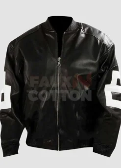 8 Ball Mens Black Bomber Jacket