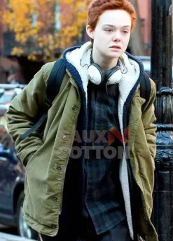 3 Generations Elle Fanning Green Jacket