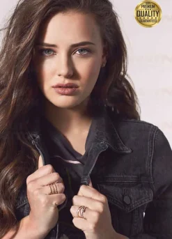13 REASONS WHY KATHERINE LANGFORD (HANNAH BAKER) BLACK DENIM JACKET