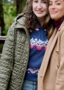 A Dance in the Snow Vanessa Burghardt Puffer Jacket