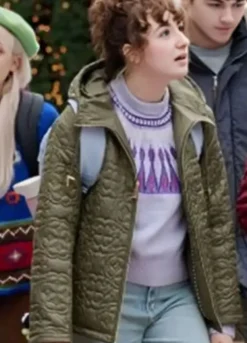 A Dance in the Snow Vanessa Burghardt Puffer Jacket