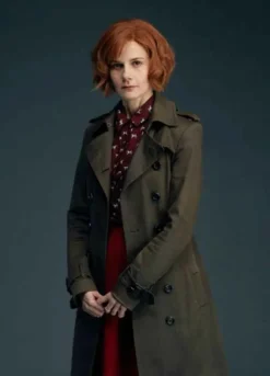 A DISCOVERY OF WITCHES (GILLIAN CHAMBERLAIN) LOUISE BREALEY COTTON COAT