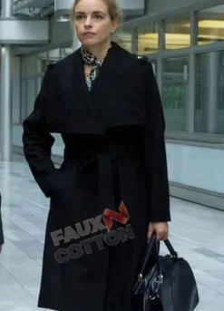 A Most Wanted Man (Irna Frey) Nina Hoss Black Wool Coat