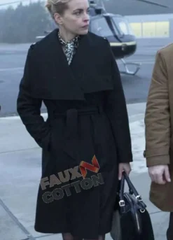 A Most Wanted Man (Irna Frey) Nina Hoss Black Wool Coat