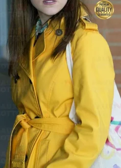 A Simple Favor Anna Kendrick ( Stephanie Smothers ) Yellow Coat