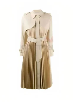 Accused Julia Goldani Telles (Alice Baylor) Pleated Coat
