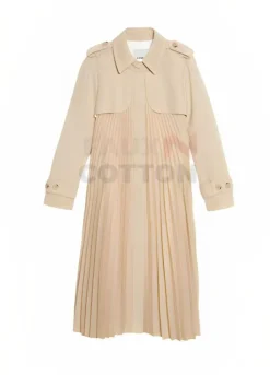 Accused Julia Goldani Telles (Alice Baylor) Pleated Coat