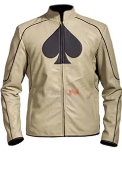 Ace Card Symbol Inspiration Leather Jacket