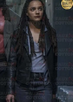 Alice Monaghan Hellboy Black Leather Jacket