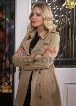 All American Laura Fine-Baker Brown Trench Coat