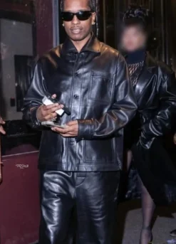 American Rapper A$AP Rocky Leather Jacket