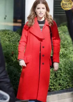 Anna Kendrick Love Life Darby Carter Red Coat