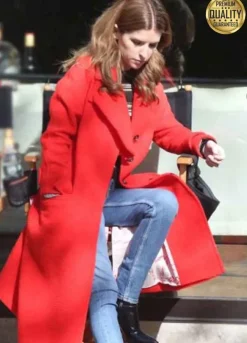 Anna Kendrick Love Life Darby Carter Red Coat