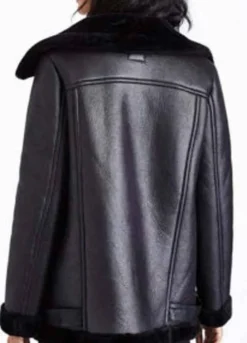 ARMY OF THIEVES (GWENDOLINE) NATHALIE EMMANUEL LEATHER JACKET
