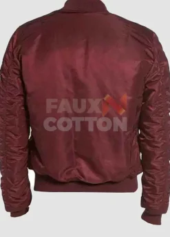 Arrow Echo Kellum Maroon Satin Jacket