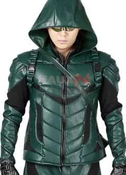 Arrow S05 Stephen Amell (Oliver Queen) Green Jacket