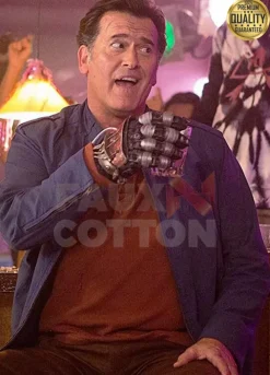 Ash vs Evil Dead Bruce Campbell Blue Jacket