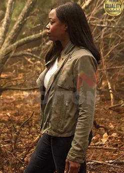 Ash vs Evil Dead Jill Marie Jones ( Amanda Fisher  ) Green Jacket