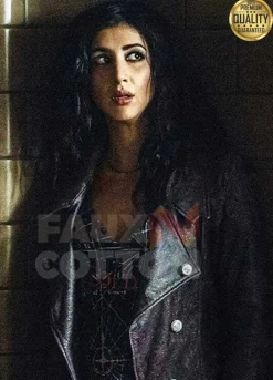 Ash vs Evil Dead Kelly Maxwell Black Leather Jacket