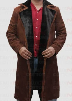 Atomic Blonde James Mcavoy Suede Coat