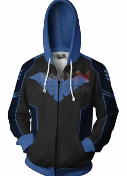 Batman Arkham Knight Dick Grayson (Nightwing) Hoodie Jacket
