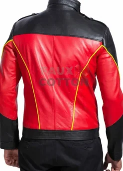 Batman Tim Drake Robin Red and Black Jacket