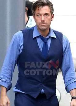 Batman V Superman Dawn Of Justice Ben Affleck Blue Vest