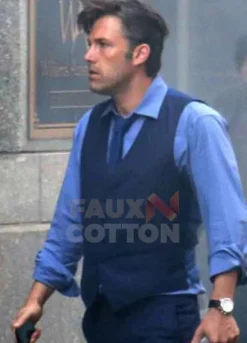 Batman V Superman Dawn Of Justice Ben Affleck Blue Vest