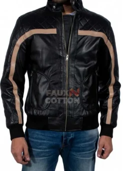Battlefield Hardline Nick Mendoza Black Quilted Jacket