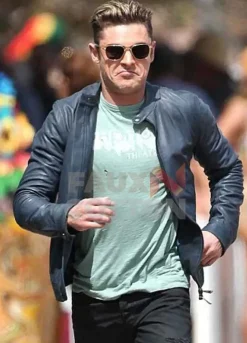Baywatch Zac Efron Leather Jacket
