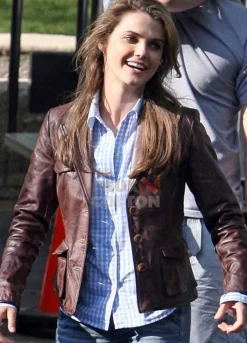 Bedtime Stories Keri Russell Brown Jacket