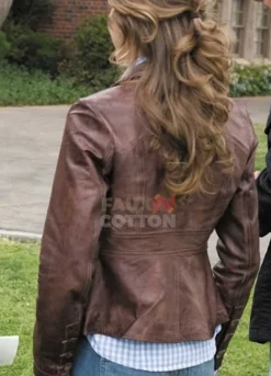 Bedtime Stories Keri Russell Brown Jacket