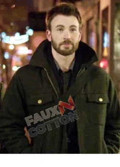 Before We Go (Nick) Chris Evans Black Wool Jacket