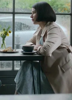 Behind Her Eyes (Adele) Eve Hewson Cotton Trench Coat