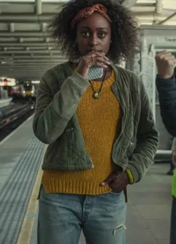 Behind Her Eyes (Louise) Simona Brown Cotton Jacket
