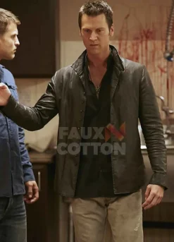 Bitten Sean Rogerson Black Leather Jacket