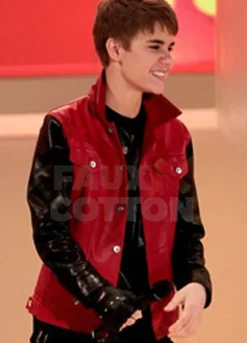 Black And Red Justin Bieber Jacket