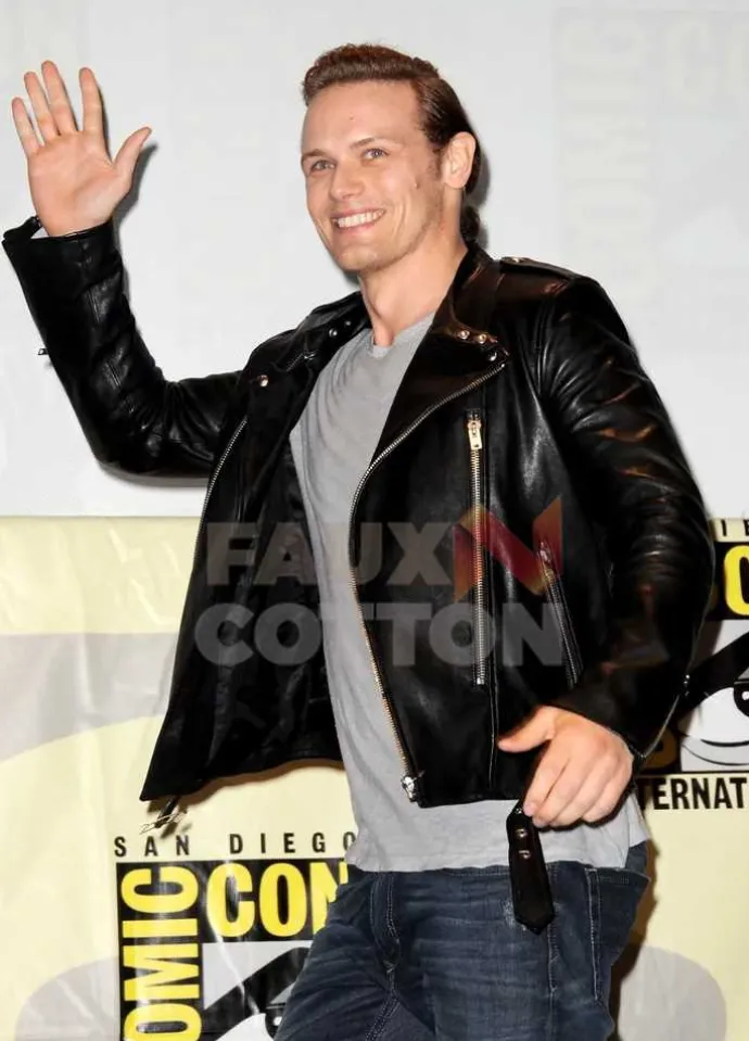 BLOODSHOT SAM HEUGHAN BIKER JACKET