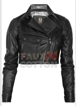 Blouson Lady Short Body Leather Jacket