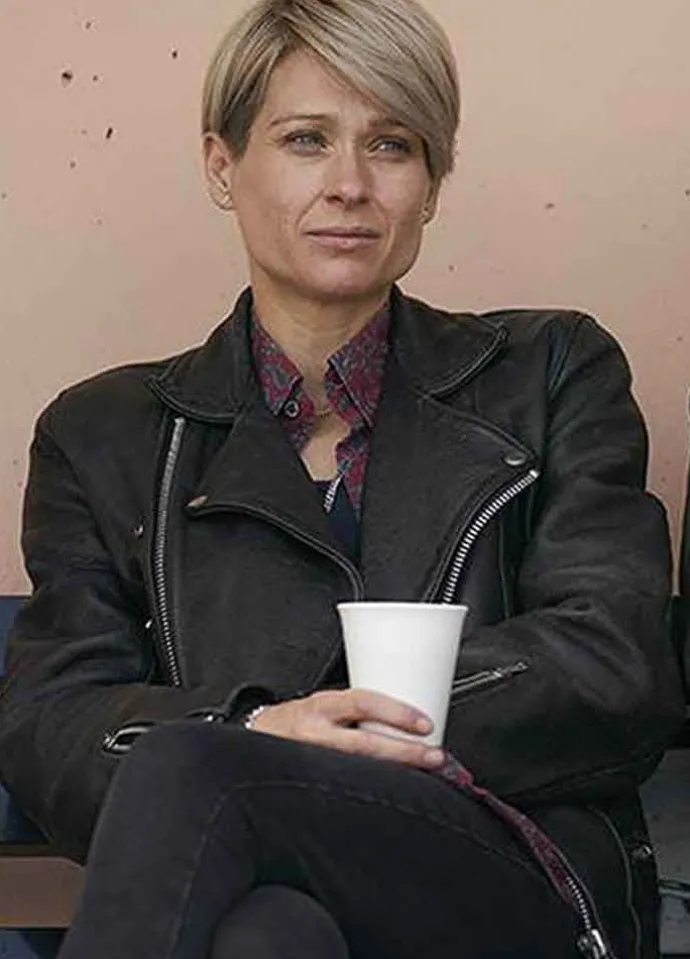 BODY OF WATER (STEPHANIE) SIAN BROOKE BLACK LEATHER JACKET