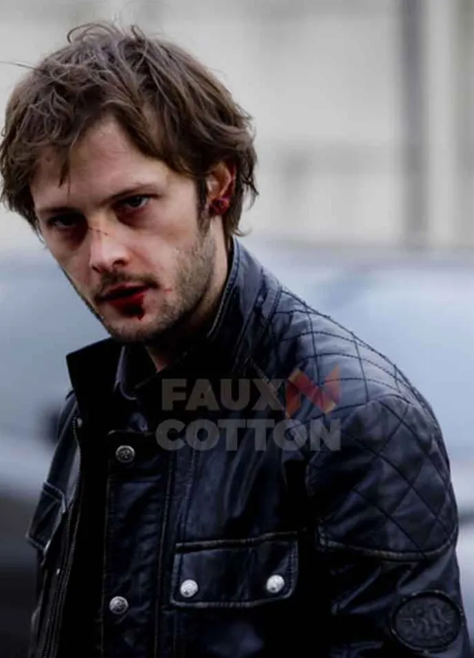 Braquo Nicolas Duvauchelle Leather Jacket