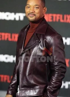 Bright Will Smith European premiere Leather Jacket