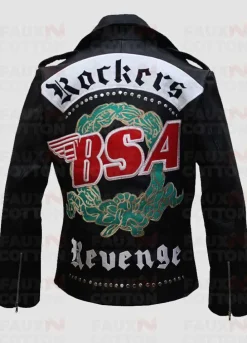 BSA Faith Rockers Revenge Women Leather Jacket