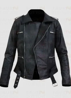 CAPTAIN MARVEL BRIE LARSON MOTORCYCLE  JACKET
