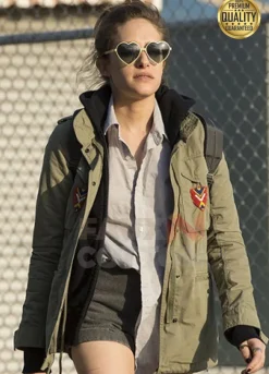 Carly Chaikin Mr Robot Darlene Alderson Military Green Jacket