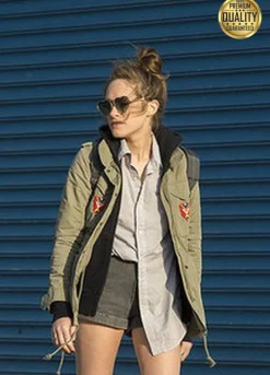 Carly Chaikin Mr Robot Darlene Alderson Military Green Jacket