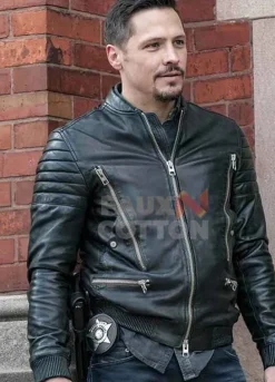 Chicago PD Nick Wechsler Leather Jacket