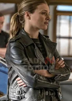 Chicago PD Tracy Spiridakos Leather Jacket