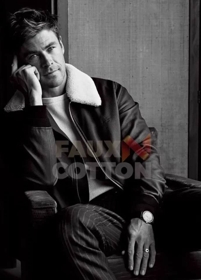 Chris Hemsworth Style Guide Fur Jacket