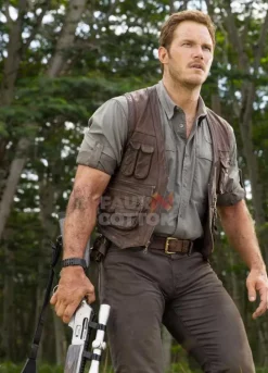 Chris Pratt Jurassic World Owen Biker Vest